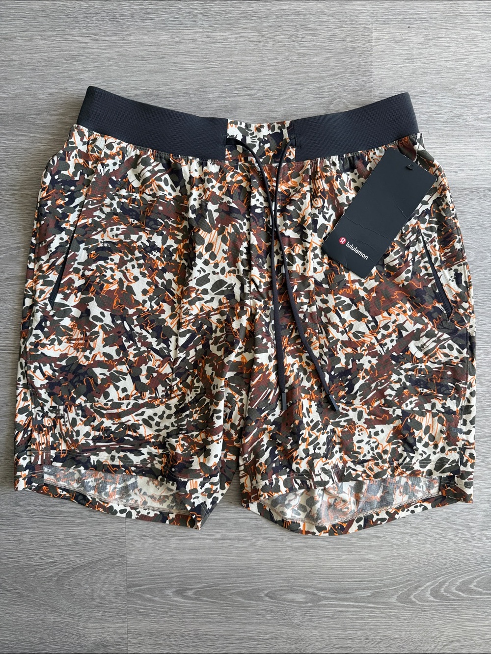 lululemon Men’s Camo-Print Drawcord Shorts